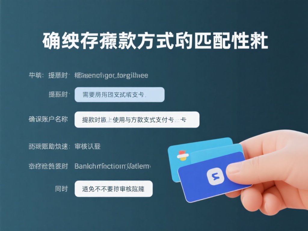 确保存款方式的匹配性
通常，提现时需要使用与存款